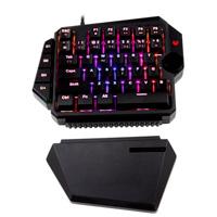TECLADO GAMER BALAM RUSH DOMINATE GK540 / ALAMBRICO USB / ILUMINACION RGB / MULTIMEDIA / MECANICO A UNA MANO / ESPAÑOL / 39 TECLAS / NEGRO  / BR-932721 TECLADO GAMER BALAM RUSH DOMINATE GK540 / ALAMBRICO USB / ILUMINACION RGB / MULTIMEDIA / MECANICO A UNA MANO / ESPAÑOL / 39 TECLAS / NEGRO  / BR-932721
